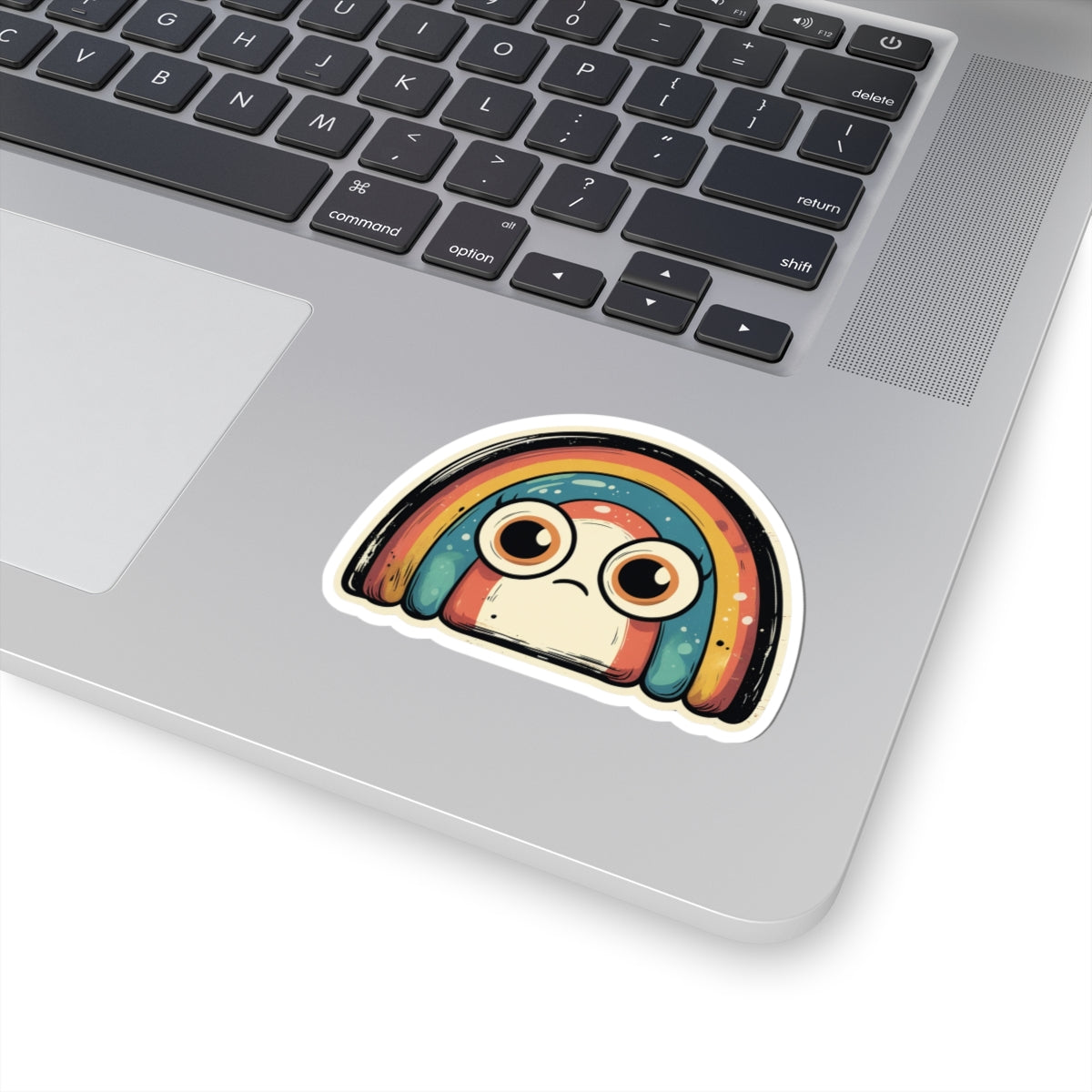 Angry Rainbow Riley - Kiss Cut Stickers