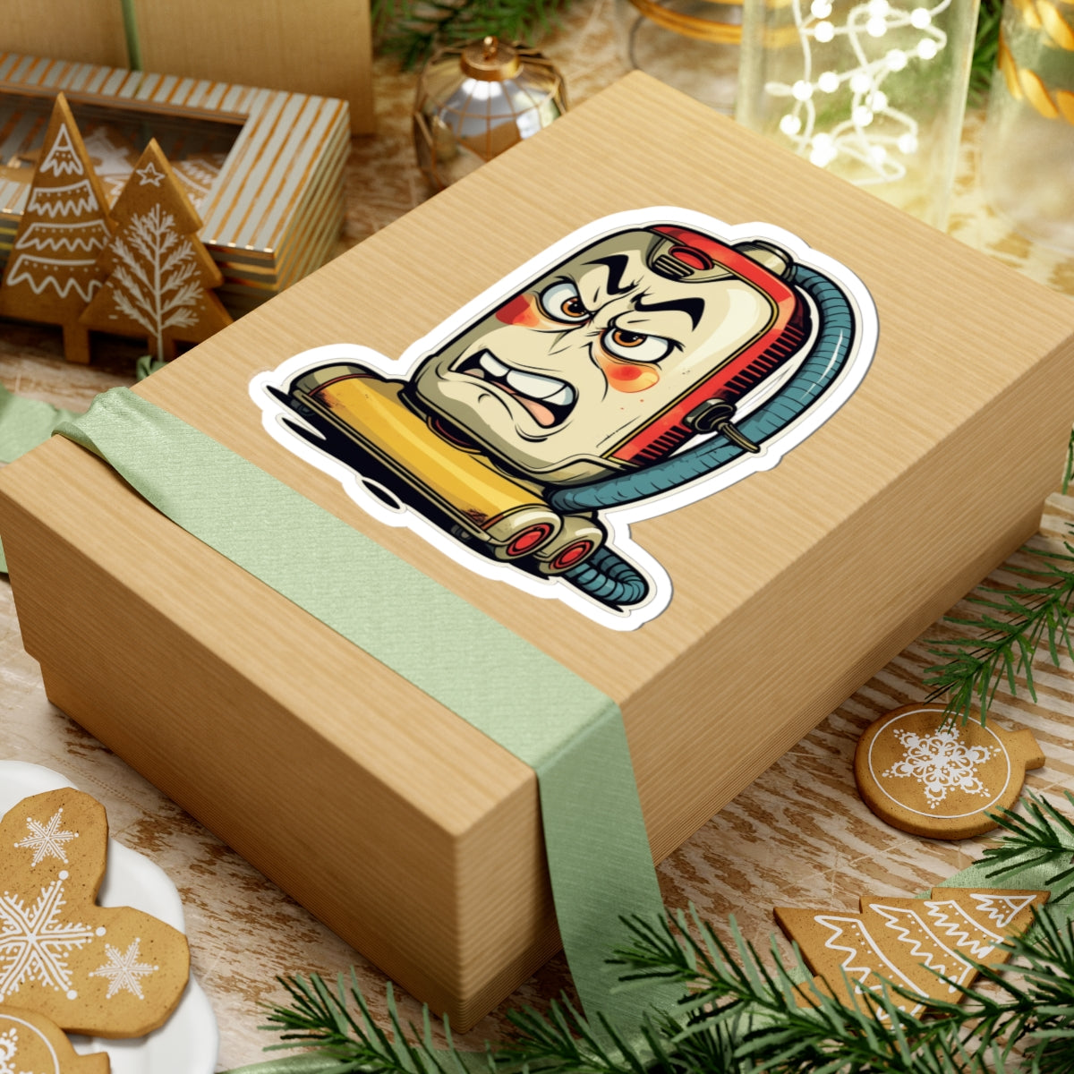 Angry Vacuum Van - Kiss Cut Stickers
