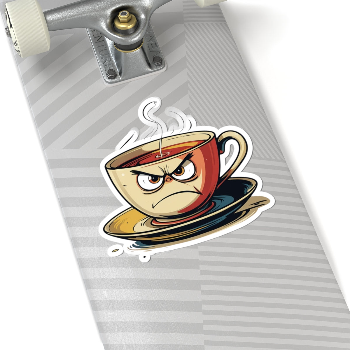 Angry Teacup Tim - Kiss Cut Stickers