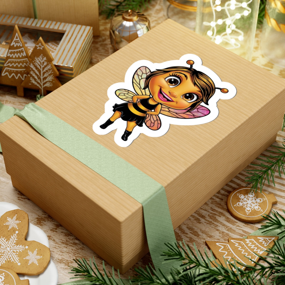 Bee Character Kiss-Cut Stickers