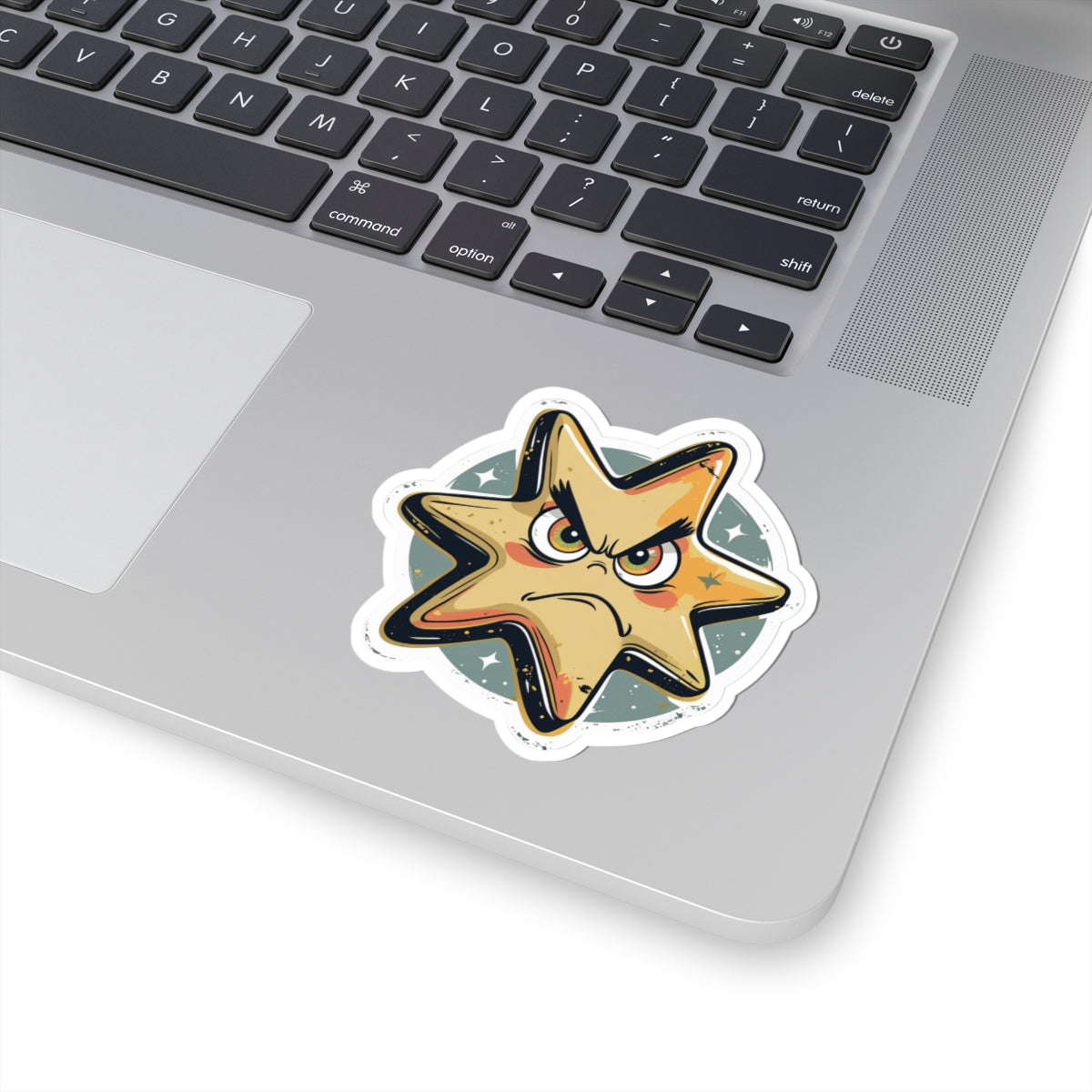 Angry Star Simon - Kiss Cut Stickers