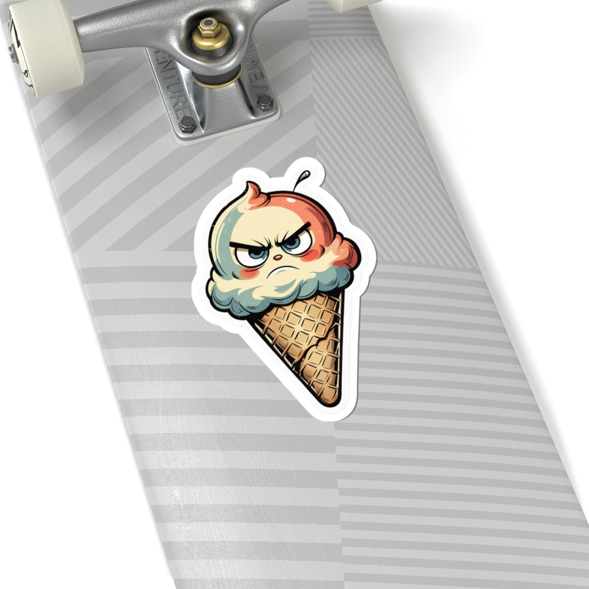 Angry Ice Cream Ian Kiss-Cut Stickers