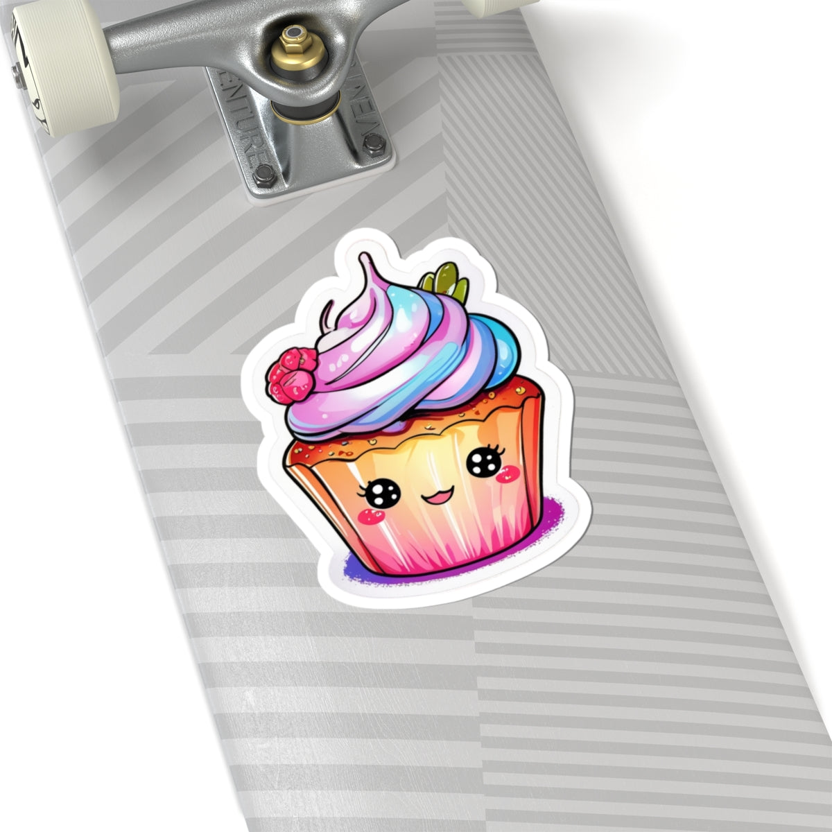Bright Happy Cupcake Kiss-cut Stickers