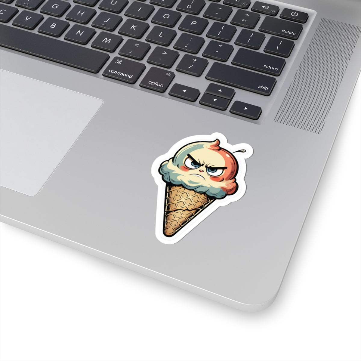 Angry Ice Cream Ian Kiss-Cut Stickers