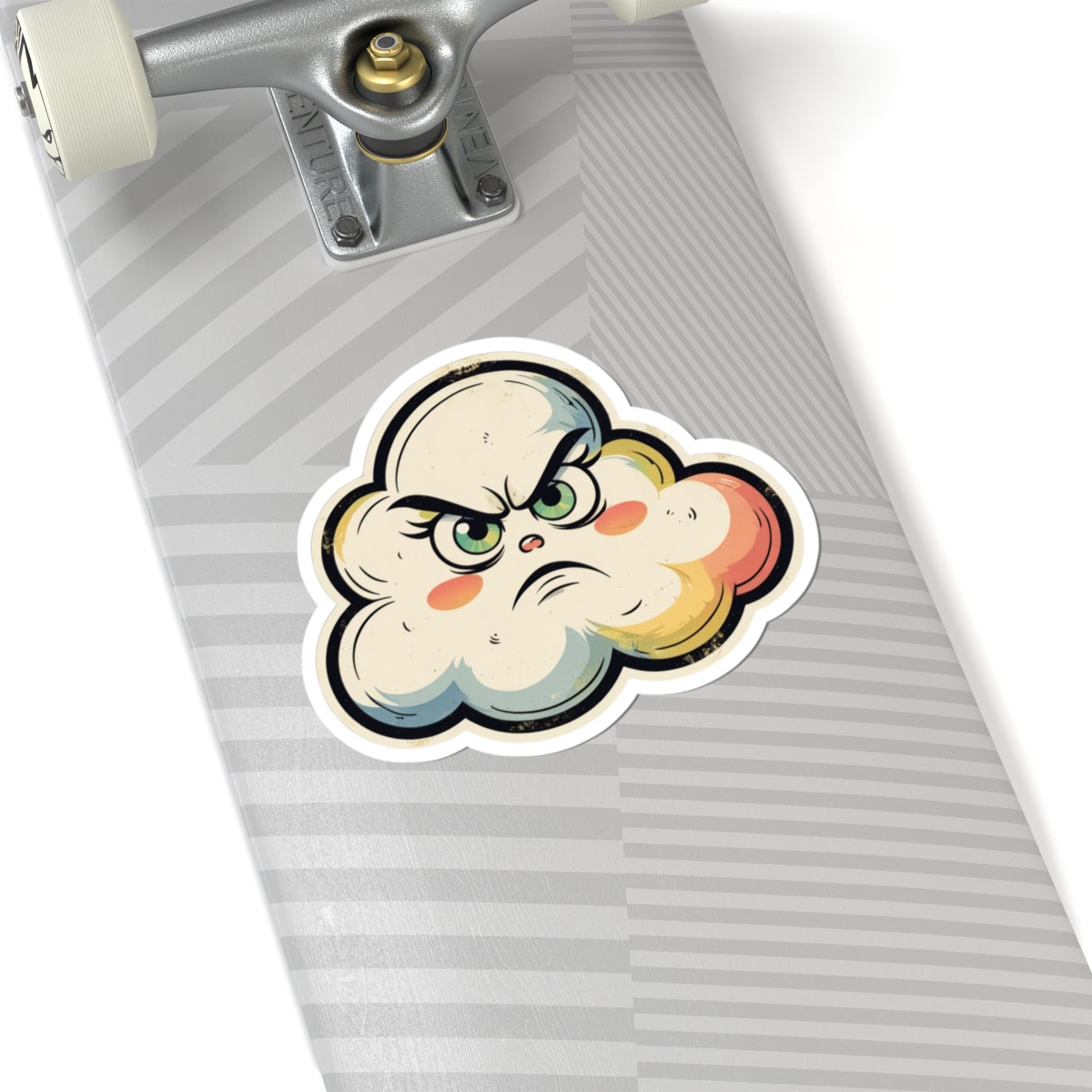 Angry Cloud Cynthia Kiss-Cut Stickers