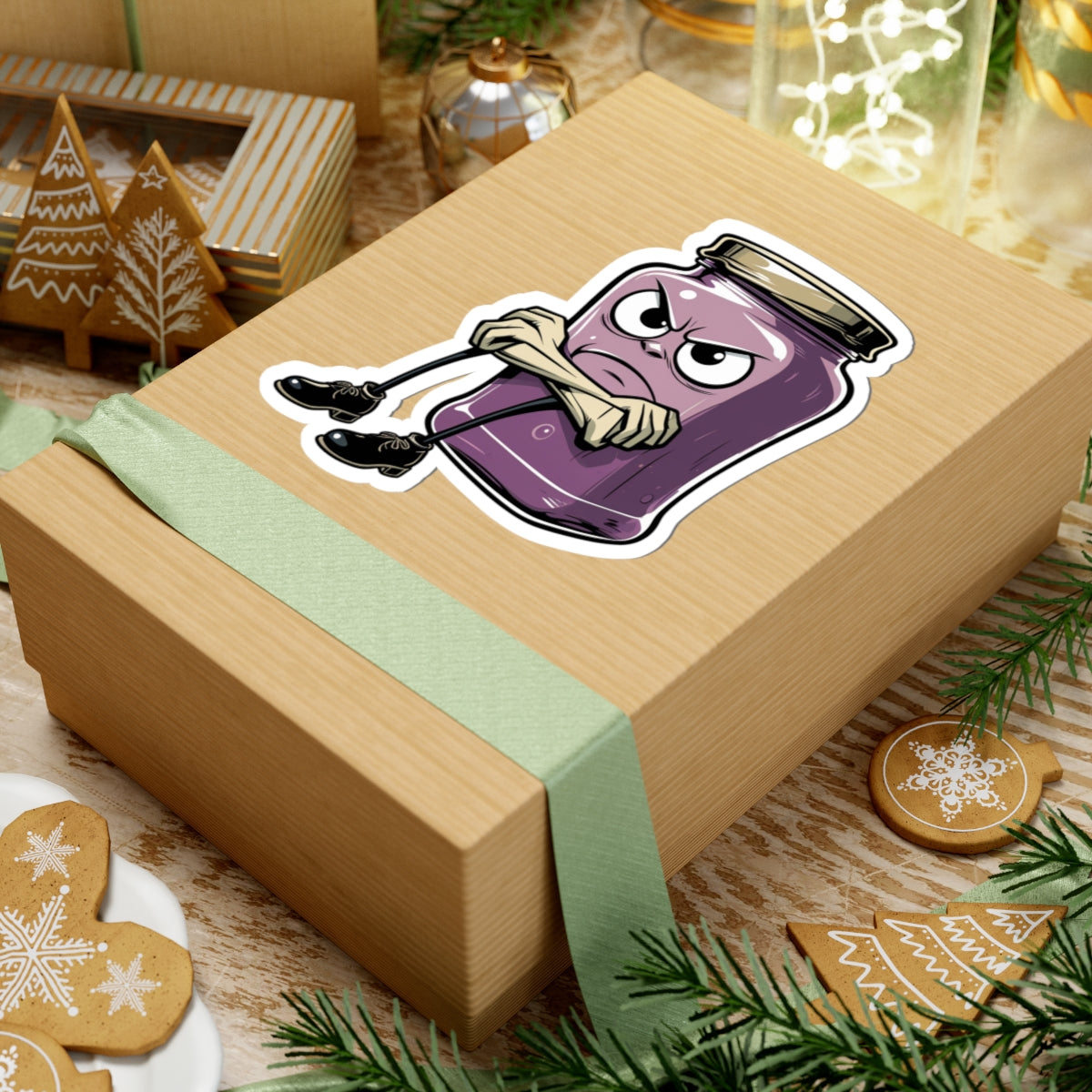 Angry Jelly Jim Kiss-Cut Stickers