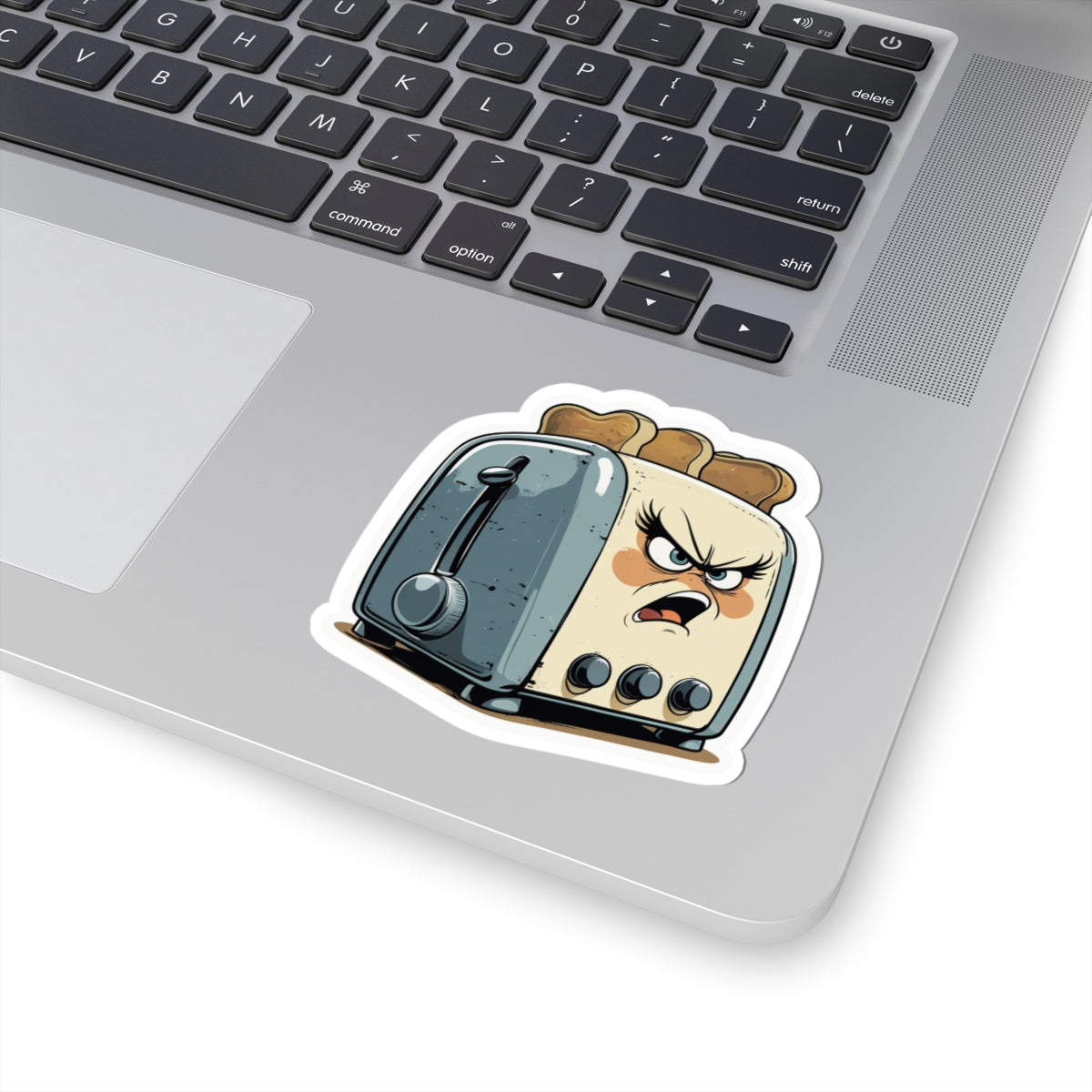 Angry Toaster Tessa - Kiss Cut Stickers