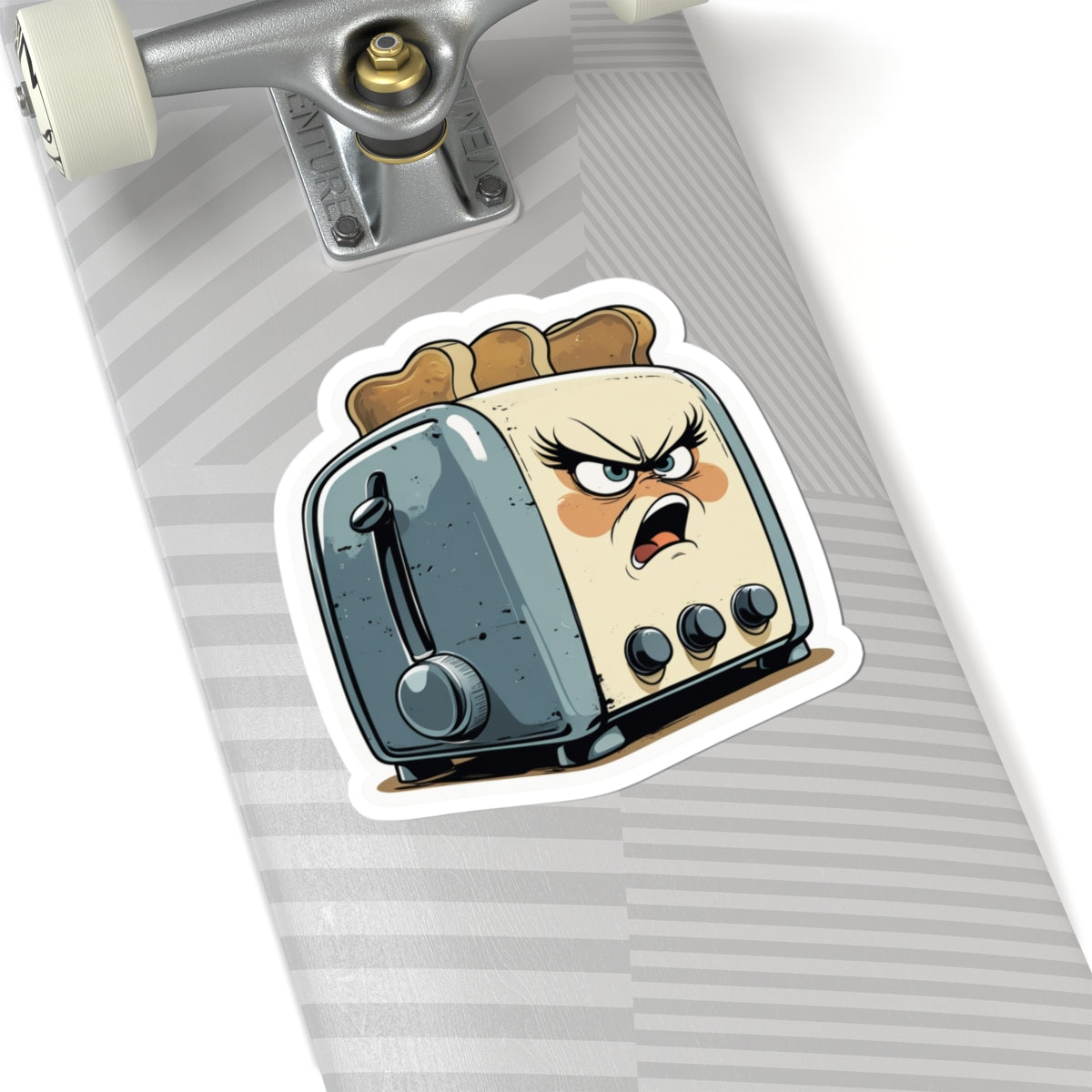Angry Toaster Tessa - Kiss Cut Stickers