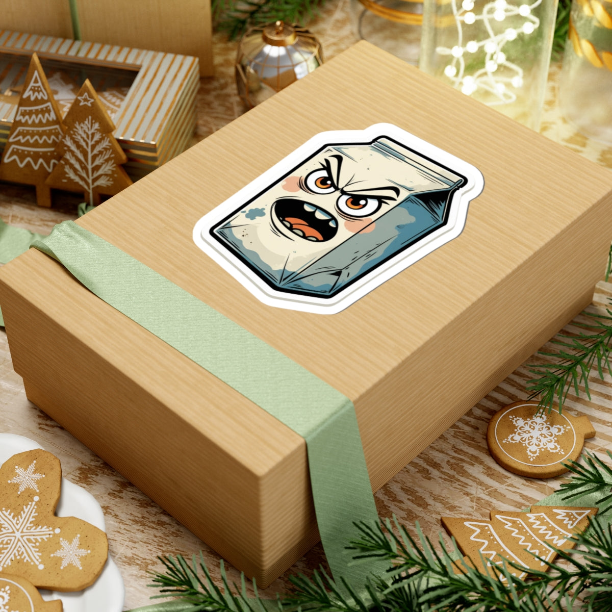 Angry Marshmallow Monroe Kiss-Cut Stickers