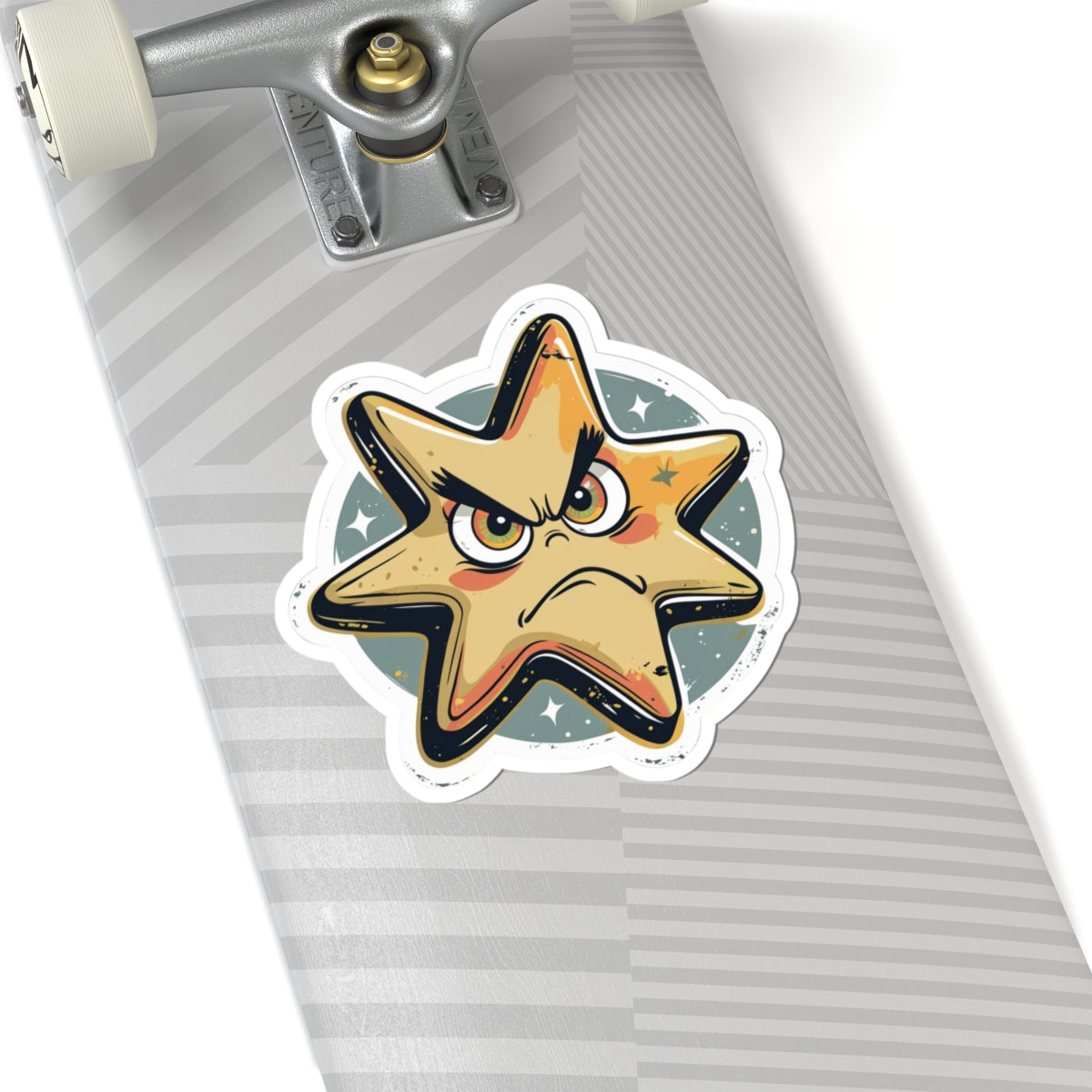 Angry Star Simon - Kiss Cut Stickers