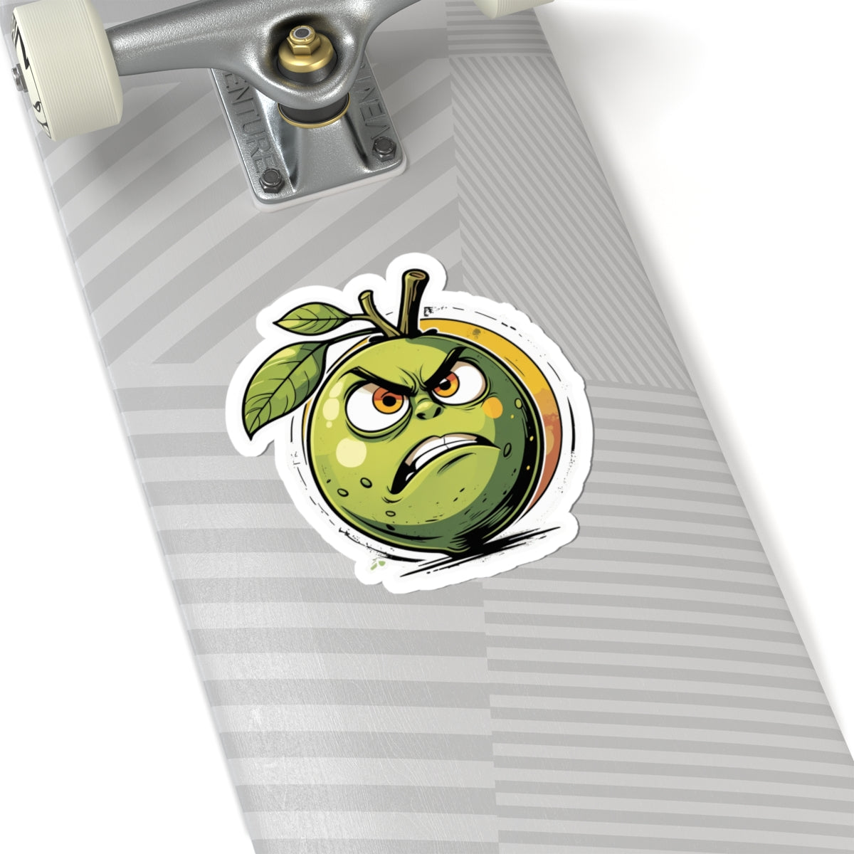 Angry Lime Luke Kiss-Cut Stickers