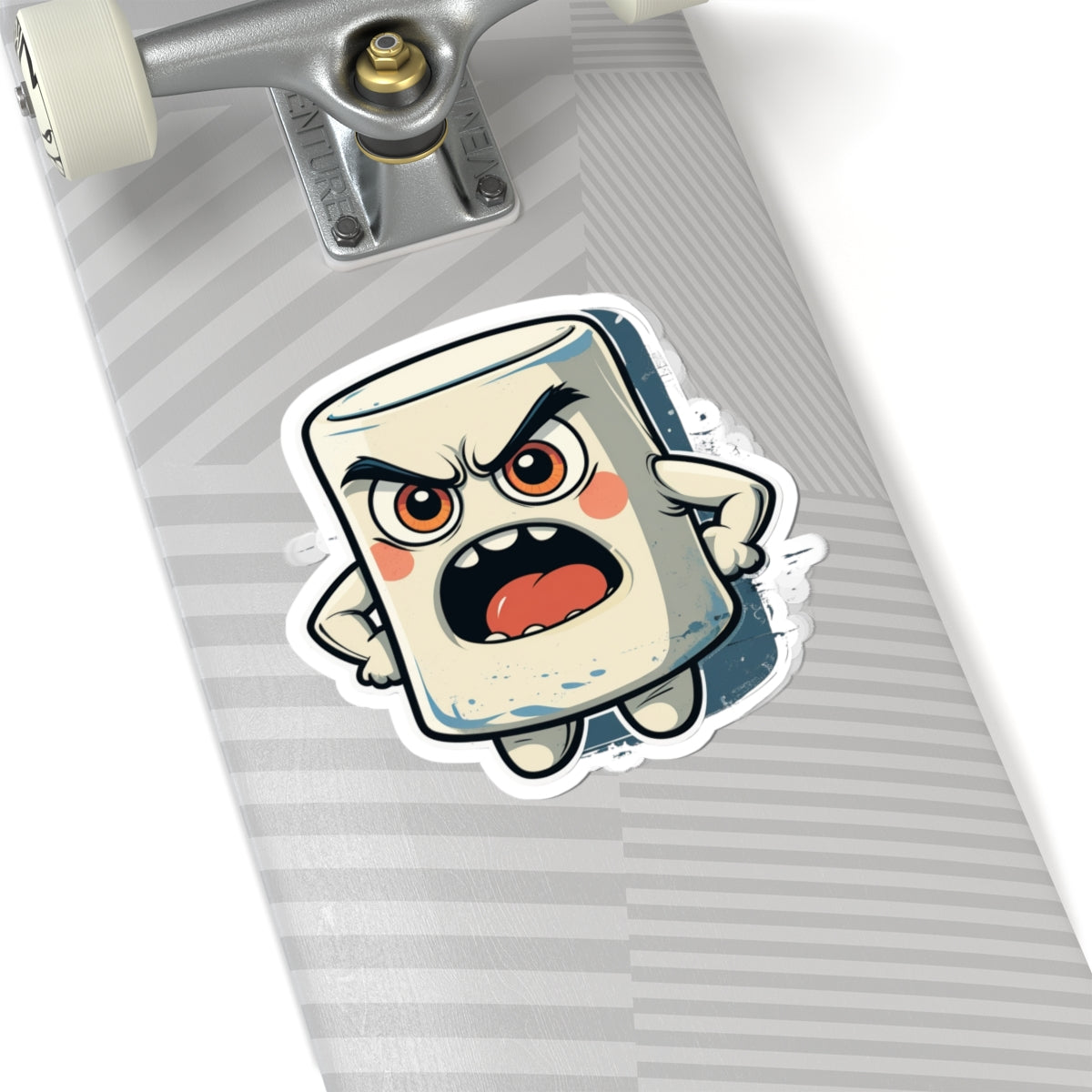 Angry Marshmallow Milan Kiss-Cut Stickers