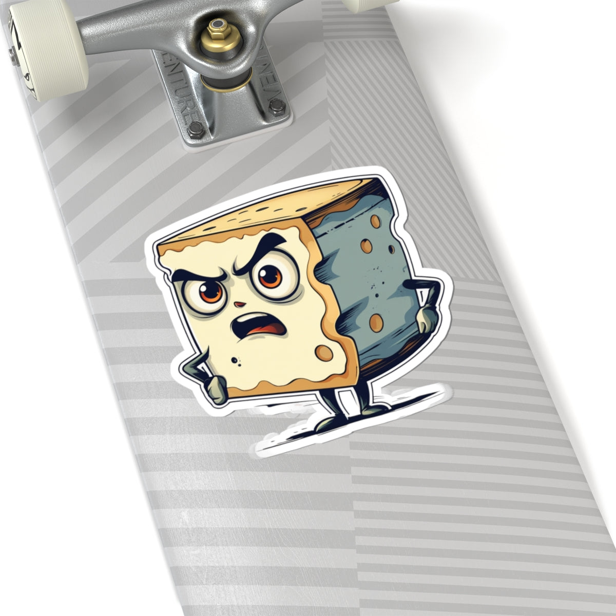 Angry Cheese Carter Kiss-Cut Stickers