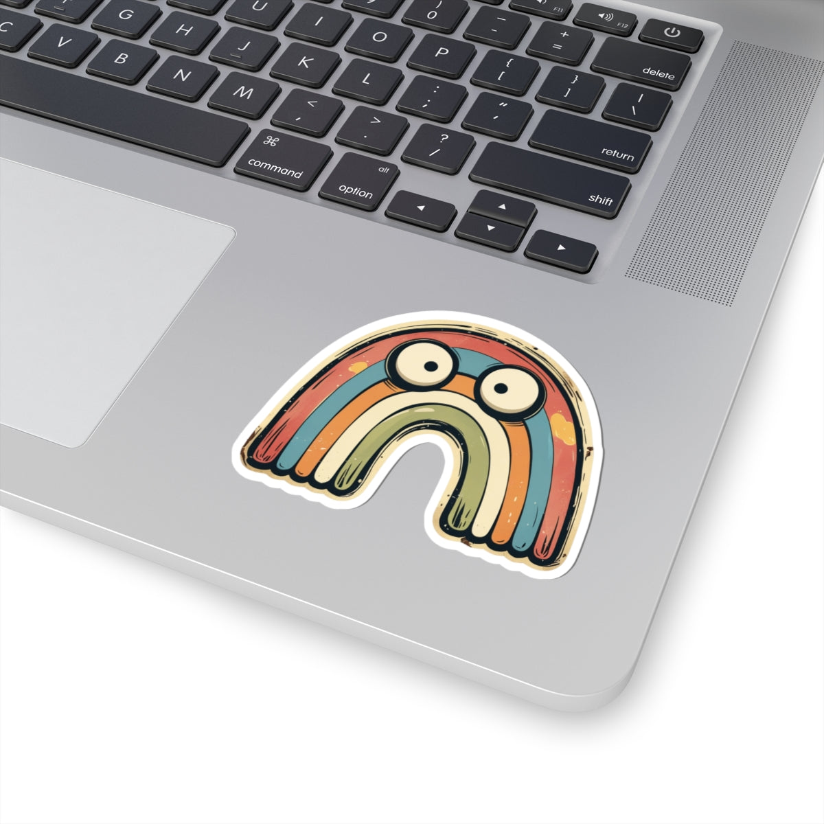 Angry Rainbow Rowan - Kiss Cut Stickers