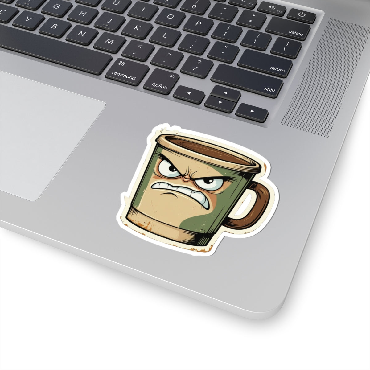 Angry Coffee - Mug Life - Kiss Cut Stickers
