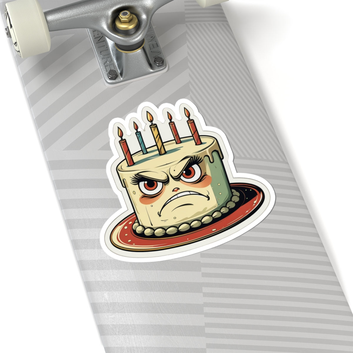 Angry Cake Carla - Kiss Cut Stickers