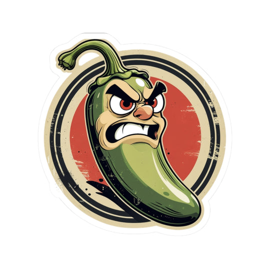 Angry Pepper Pablo - Kiss Cut Stickers