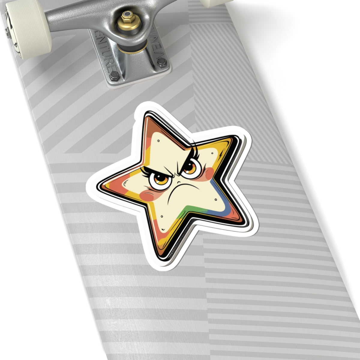 Angry Star Stella Kiss-Cut Stickers
