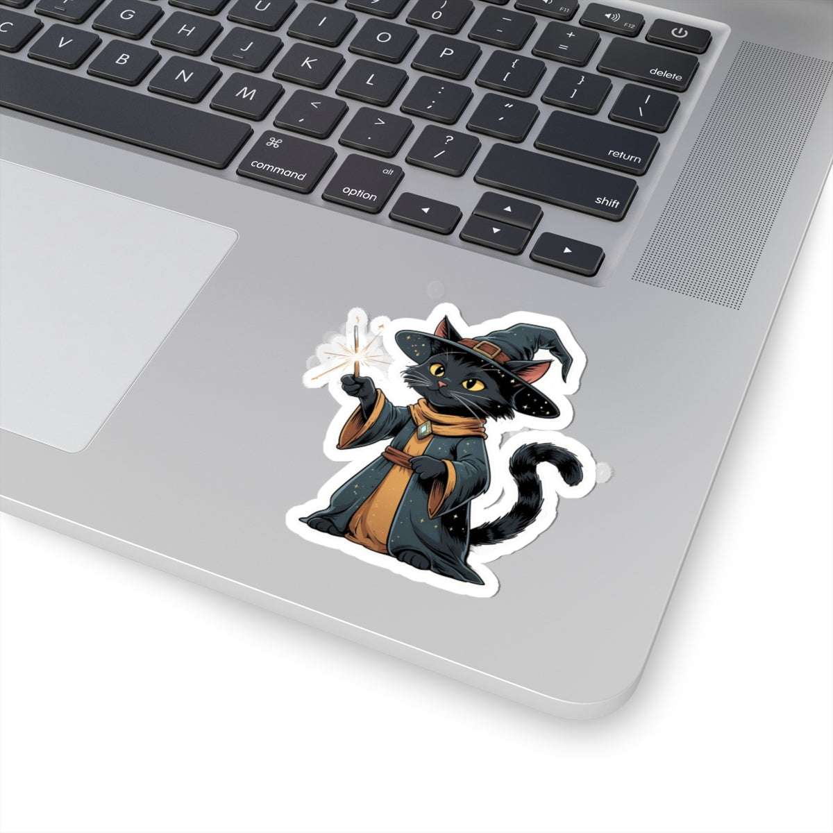 Cedric Mooncloak - Cat Wizard - Kiss Cut Stickers