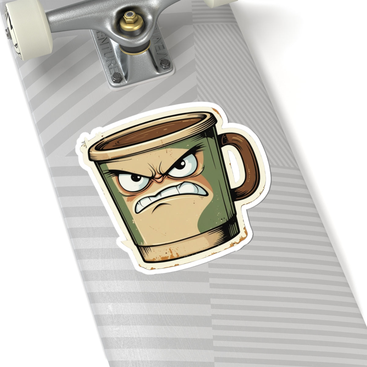 Angry Coffee - Mug Life - Kiss Cut Stickers