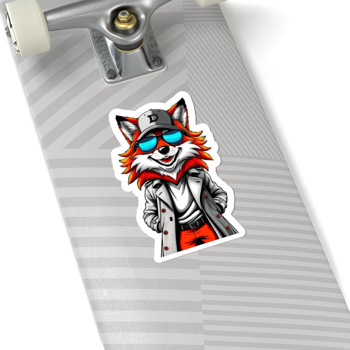 Fox Character Kiss-Cut Stickers