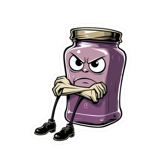 Angry Jelly Jim Kiss-Cut Stickers