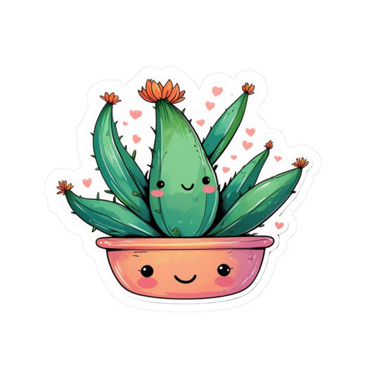 Blissful Aloe Happy Kiss-Cut Stickers