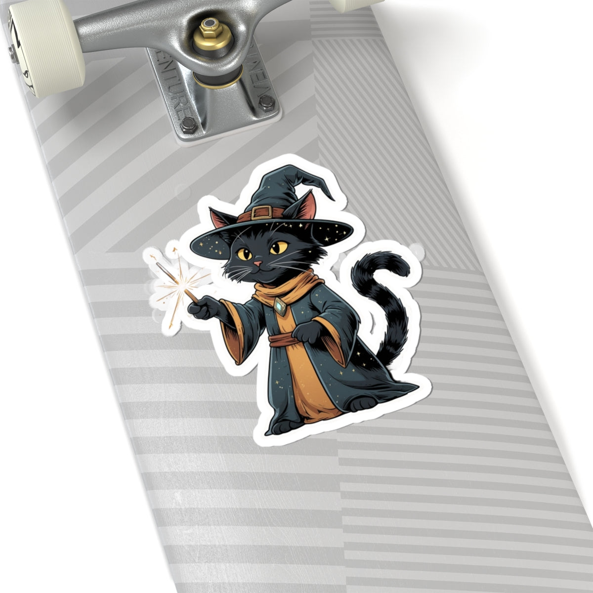 Cedric Mooncloak - Cat Wizard - Kiss Cut Stickers