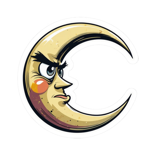 Angry Moon Mizer - Kiss Cut Stickers