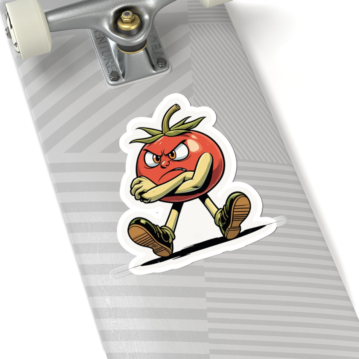 Angry Tomato Guy - Kiss Cut Stickers