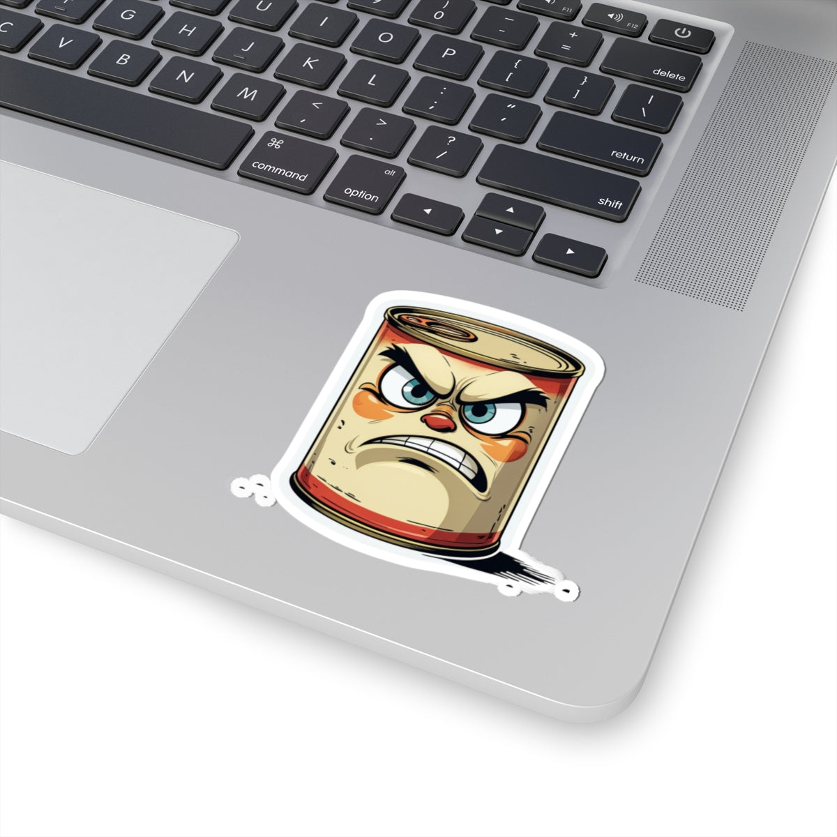 Angry Can Clayton Kiss-Cut Stickers