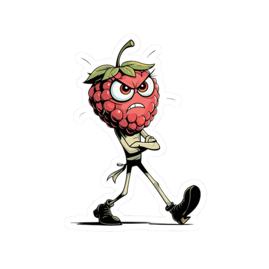 Angry Berry Brock Kiss-Cut Stickers