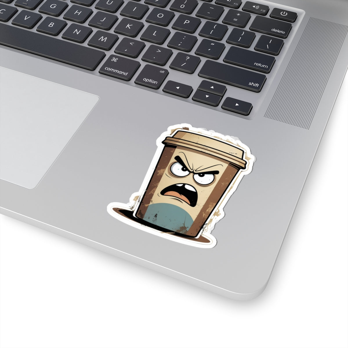Angry Coffee - Toasty Tumbler - Kiss Cut Stickers