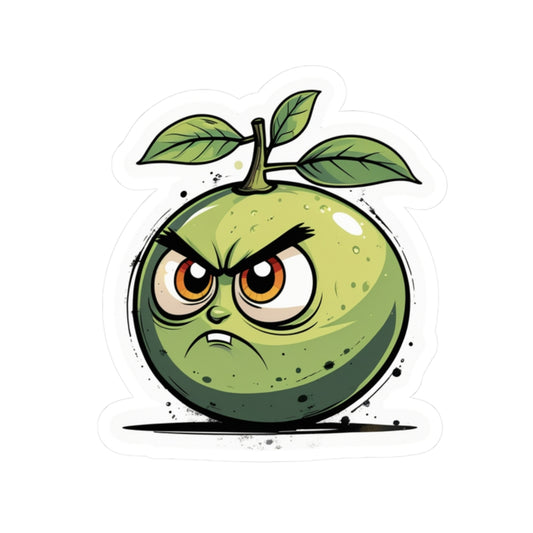Angry Lime Leo Kiss-Cut Stickers