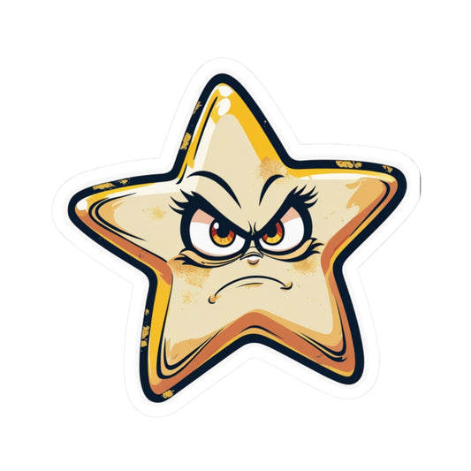 Angry Star Sophia Kiss-Cut Stickers