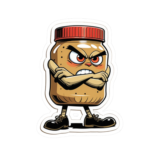 Angry PB Pat - Kiss Cut Stickers