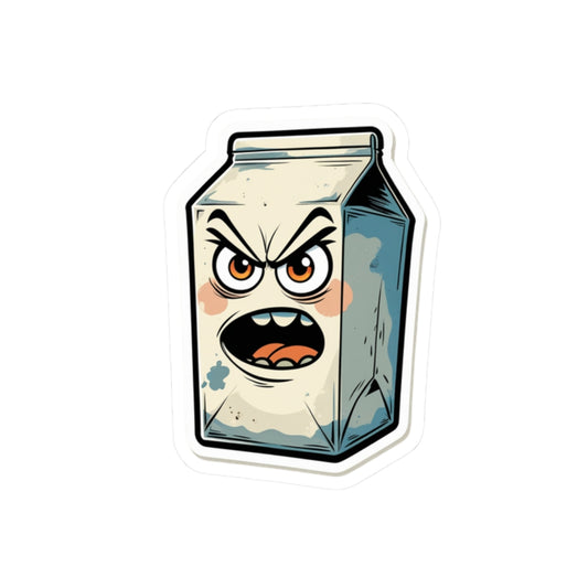 Angry Marshmallow  Monroe Kiss-Cut Stickers