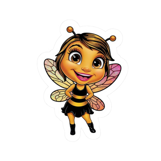 Bee Character Kiss-Cut Stickers
