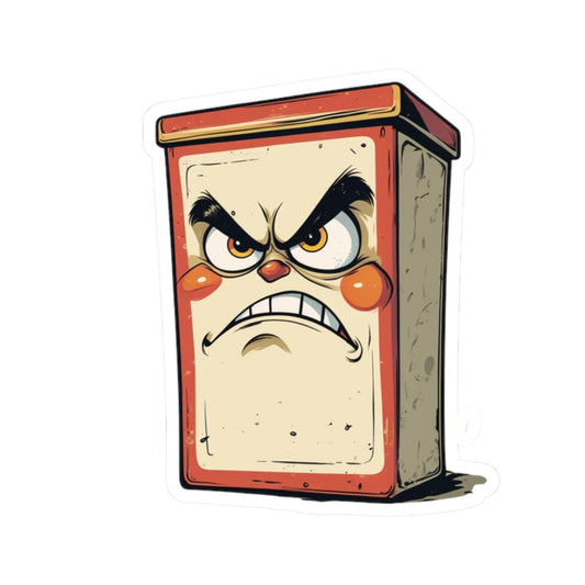 Angry Container Christian - Kiss Cut Stickers