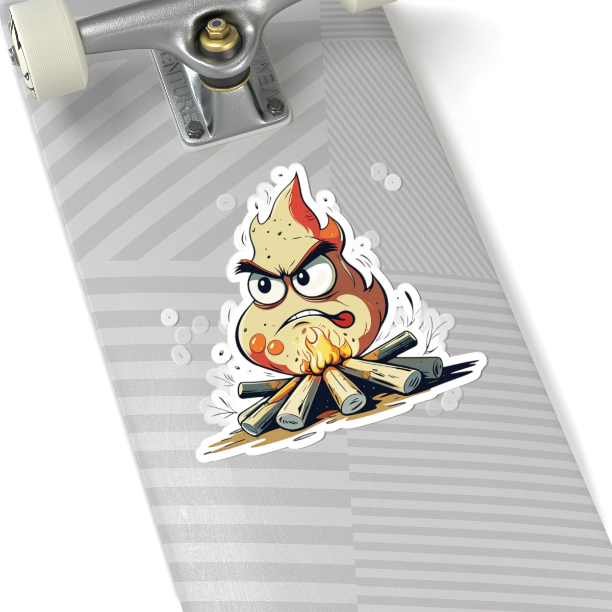 Angry Fire Frank - Kiss Cut Stickers