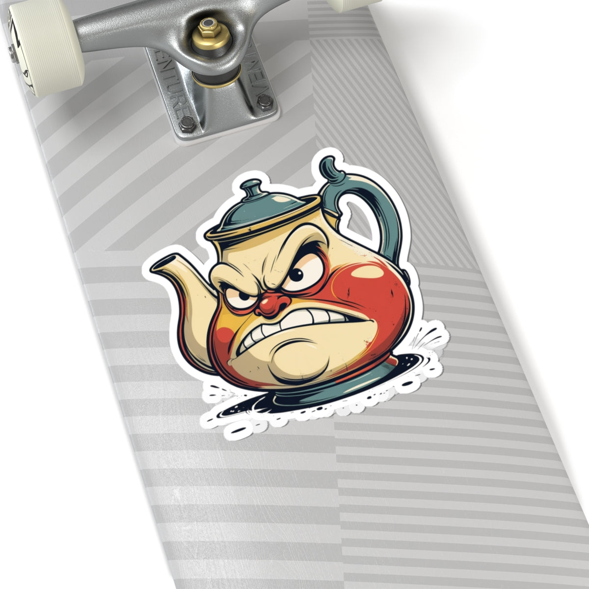 Angry Kettle Karl Kiss-Cut Stickers