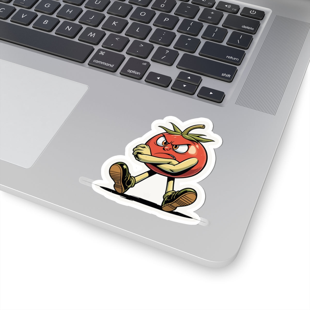 Angry Tomato Guy - Kiss Cut Stickers