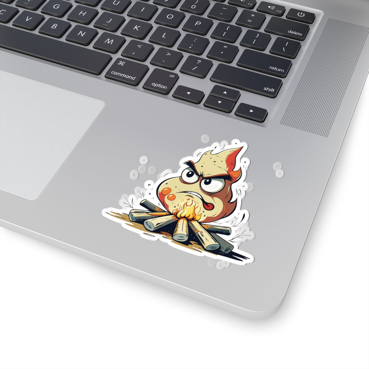 Angry Fire Frank - Kiss Cut Stickers