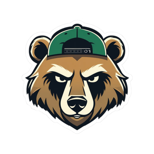 Bear Headgear Kiss-Cut Stickers